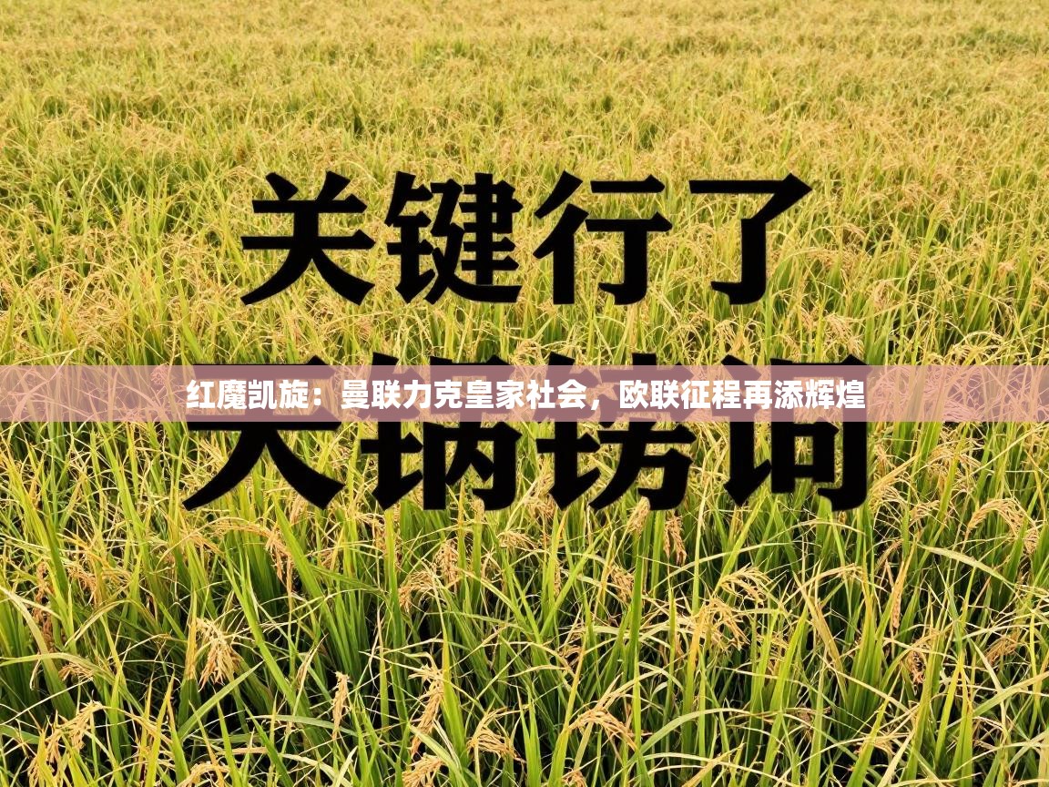 红魔凯旋：曼联力克皇家社会，欧联征程再添辉煌  第2张